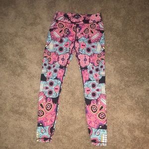 Sugar skull leggings